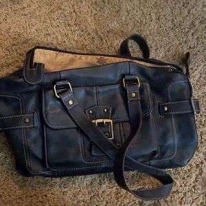 Franklin Covey full grain leather bag